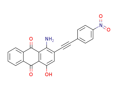 1-amino-4-hydroxy-2-[(4-nitrophenyl)ethynyl]anthracene-9,10-dione