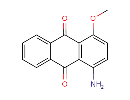 Molecular Structure of 116-83-6 (1-amino-4-methoxyanthracene-9,10-dione)