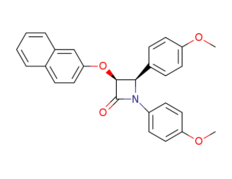 1,4-bis(4-methoxyphenyl)-3-(naphthalen-2-yloxy)-azetidin-2-one