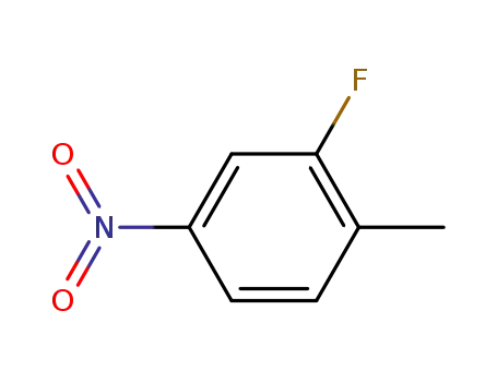 Molecular Structure of 1427-07-2 (2-Fluoro-4-nitrotoluene)