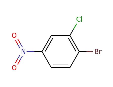 Molecular Structure of 29682-39-1 (1-Bromo-2-chloro-4-nitrobenzene)