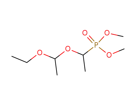 Molecular Structure of 69054-02-0 (Phosphonic acid, [1-(1-ethoxyethoxy)ethyl]-, dimethyl ester)