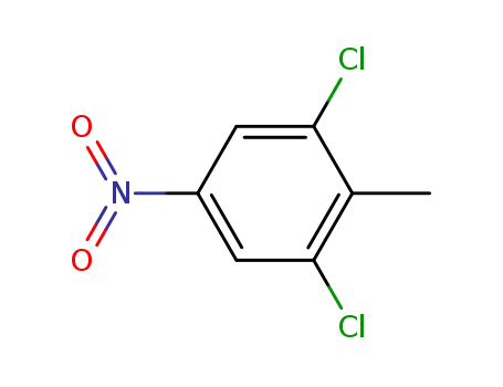 Molecular Structure of 7149-69-1 (1,3-dichloro-2-methyl-5-nitrobenzene)