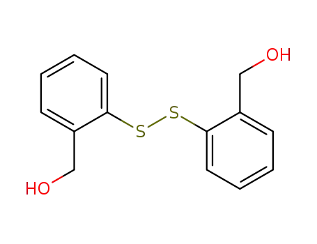 Molecular Structure of 35190-71-7 ((2-([2-(HYDROXYMETHYL)PHENYL]DISULFANYL)PHENYL)METHANOL)