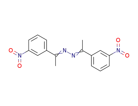 Molecular Structure of 5340-12-5 ((1E)-bis[1-(3-nitrophenyl)ethylidene]hydrazine)