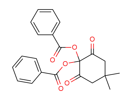 2,2-Bis(benzoyloxy)-5,5-dimethyl-1,3-cyclohexandion