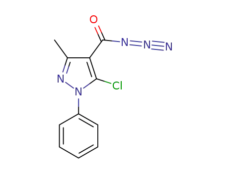 5-chloro-3-methyl-1-phenyl-1H-pyrazole-4-carboxylic acid azide