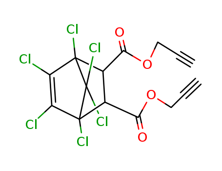 Bicyclo[2.2.1]hept-5-ene-2,3-dicarboxylic acid, 1,4,5,6,7,7-hexachloro-, di-2-propynyl ester