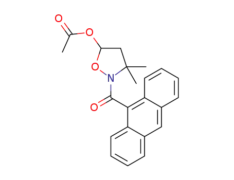 N-anthracenoyl-3,3-dimethyl-5-acetoxy-1,2-isoxazolidine