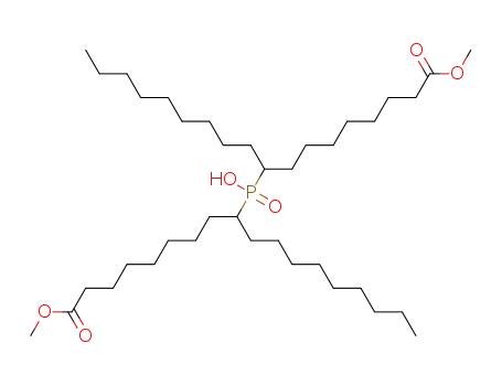 9-{hydroxy-[1-(7-methoxycarbonylheptyl)decyl]phosphinoyl}octadecanoic acid methyl ester