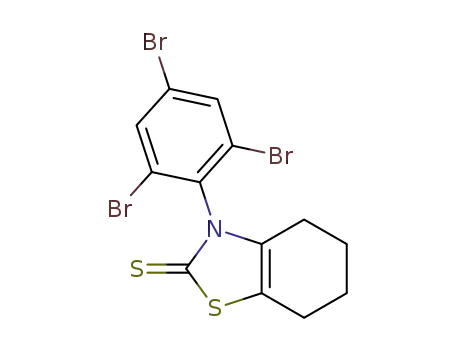 4,5,6,7-tetrahydro-3-(2,4,6-tribromophenyl)-(3H)-benzothiazole-2-thione