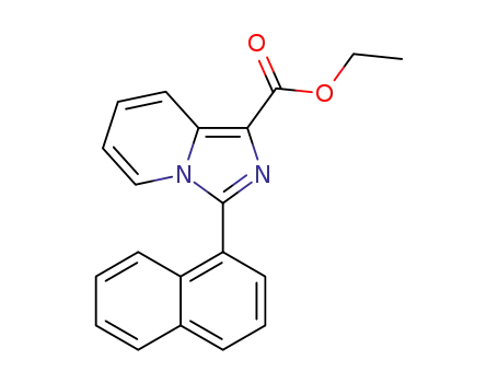 ethyl 3-(naphthalen-1-yl)imidazo[1,5-α]pyridine-1-carboxylate