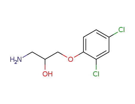 Molecular Structure of 23106-02-7 (2-Propanol, 1-amino-3-(2,4-dichlorophenoxy)-)