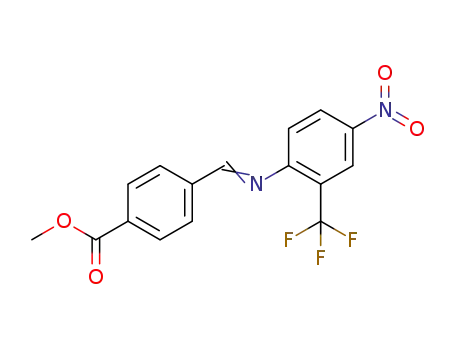 methyl 4-{[4-nitro-2-(trifluoromethyl)phenylimino]methyl}benzoate