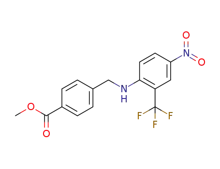 methyl 4-{[4-nitro-2-(trifluoromethyl)phenylamino]methyl}benzoate