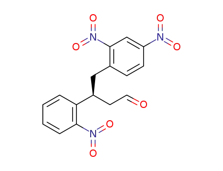 (S)-4-(2,4-dinitro-phenyl)-3-(2-nitro-phenyl)-butyraldehyde