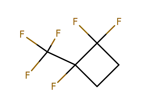 Molecular Structure of 49852-57-5 (Cyclobutane,1,1,2-trifluoro-2-(trifluoromethyl)- )