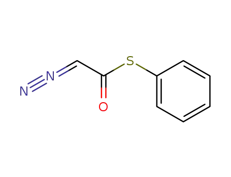 Molecular Structure of 72228-26-3 (Ethanethioic acid, diazo-, S-phenyl ester)