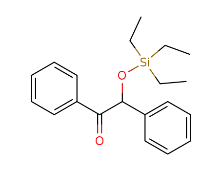 Molecular Structure of 13959-93-8 (Ethanone, 1,2-diphenyl-2-[(triethylsilyl)oxy]-)