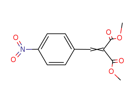 Molecular Structure of 38323-22-7 (DIMETHYL (4-NITROBENZYLIDENE)MALONATE)