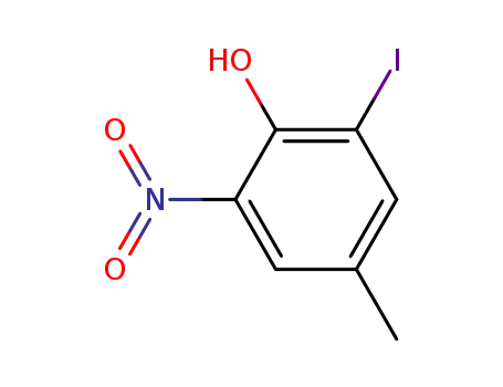 2-Iodo-4-methyl-6-nitrophenol