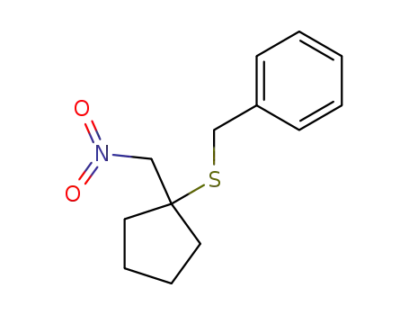 1-benzylthio-1-nitromethylcyclopentane