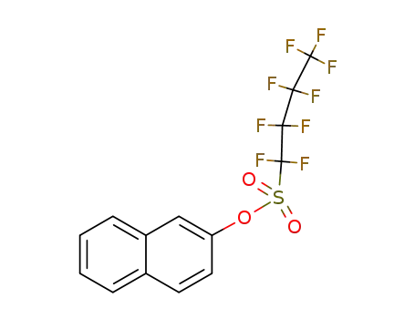 Molecular Structure of 42096-34-4 (naphthalen-2-yl 1,1,2,2,3,3,4,4,4-nonafluorobutane-1-sulfonate)