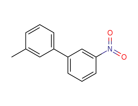 Molecular Structure of 952-03-4 (3-Methyl-3'-nitro-1,1'-biphenyl)