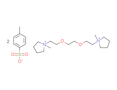 1,8-bis[1-methylpyrrolidinium]-3,6-dioxaoctane di(p-toluenesulfonate)