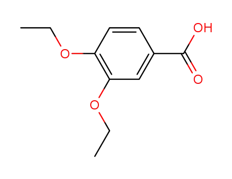 Molecular Structure of 5409-31-4 (3,4-Diethoxybenzoic acid)