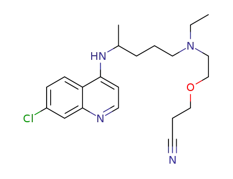 3-(2-((4-((7-chloroquinolin-4-yl)amino)pentyl)(ethyl)amino)ethoxy)propanenitrile