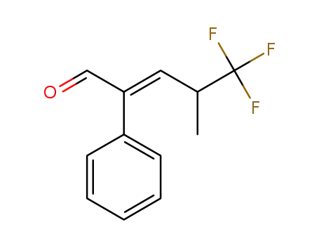 4-methyl-2-phenyl-5,5,5-trifluoro-2(E)-pentenal