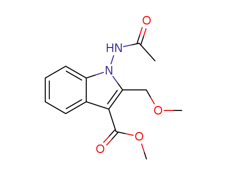 methyl 1-acetamido-2-(methoxymethyl)-1H-indole-3-carboxylate