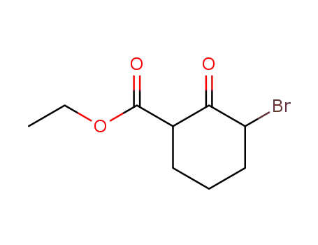 Cyclohexanecarboxylicacid, 3-bromo-2-oxo-, ethyl ester