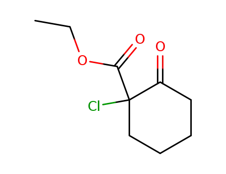 Cyclohexanecarboxylic acid, 1-chloro-2-oxo-, ethyl ester
