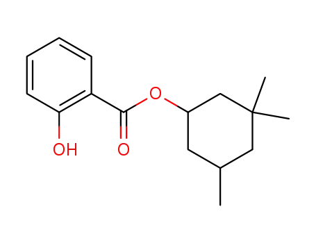Benzoic acid,2-hydroxy-, 3,3,5-trimethylcyclohexyl ester