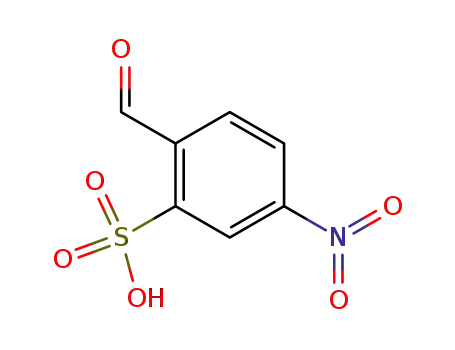 Molecular Structure of 43099-64-5 (Benzenesulfonic acid, 2-formyl-5-nitro-)