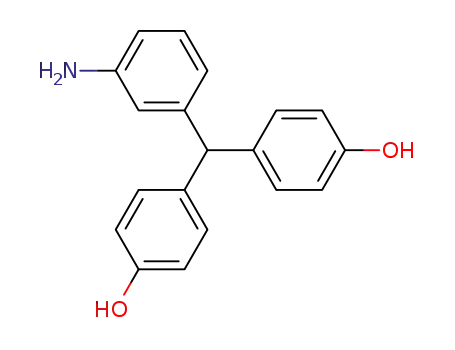 Molecular Structure of 109811-59-8 (Phenol, 4,4'-[(3-aminophenyl)methylene]bis-)