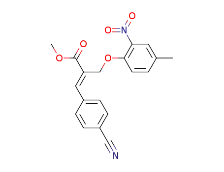 (E)-methyl 3-(4-cyanophenyl)-2-((4-methyl-2-nitrophenoxy)methyl)acrylate