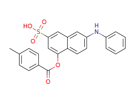 4-(4-methylbenzoyloxy)-7-(phenylamino)naphthalene-2-sulfonic acid