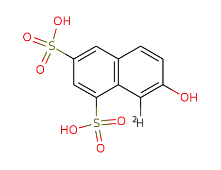 8-deuterio-7-hydroxy-naphthalene-1,3-disulfonic acid