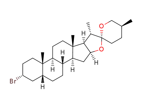 (25S)-3α-bromo-5β-spirostan