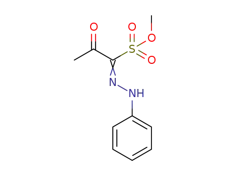 methyl α-phenylhydrazoneacetylmethanesulfonate