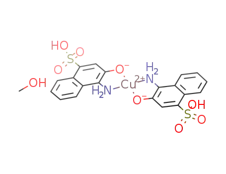 bis(4-amino-3-hydroxonaphthalene-1-sulphonic acid)copper