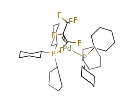 (η2-CF2=CFCF3)Pd(PCy3)2