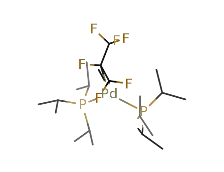 (η2-CF2=CFCF3)Pd(PiPr3)2