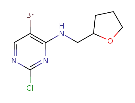 5-bromo-2-chloro-N-((tetrahydrofuran-2-yl)methyl)pyrimidin-4-amine