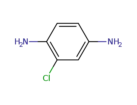 Molecular Structure of 615-66-7 (2-Chloro-1,4-diaminobenzene)