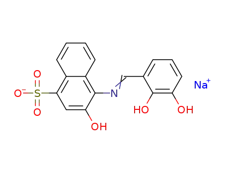 sodium 4-(2,3-dihydroxybenzylideneamino)-3-hydroxynaphthalene-1-sulfonate