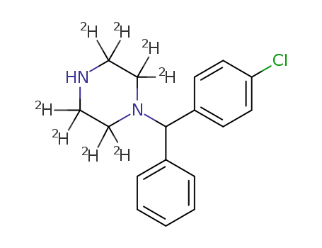 1-[(4-chlorophenyl)phenylmethyl]piperazine-2,2,3,3,5,5,6,6-d8